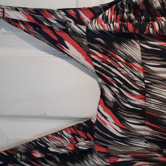 Lori Michaels collection bare back with straps sleeveless floral woman dress - Picture 8 of 8